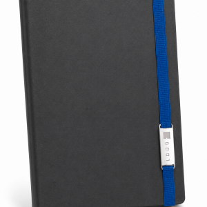 Записник Xbook B5 з фіксуючою гумкою і металевим декором